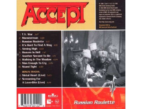 Accept - Russian Roulette - 2